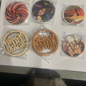 SET 6- Inspirational Earring Sets. Colorful Graphic Earrings